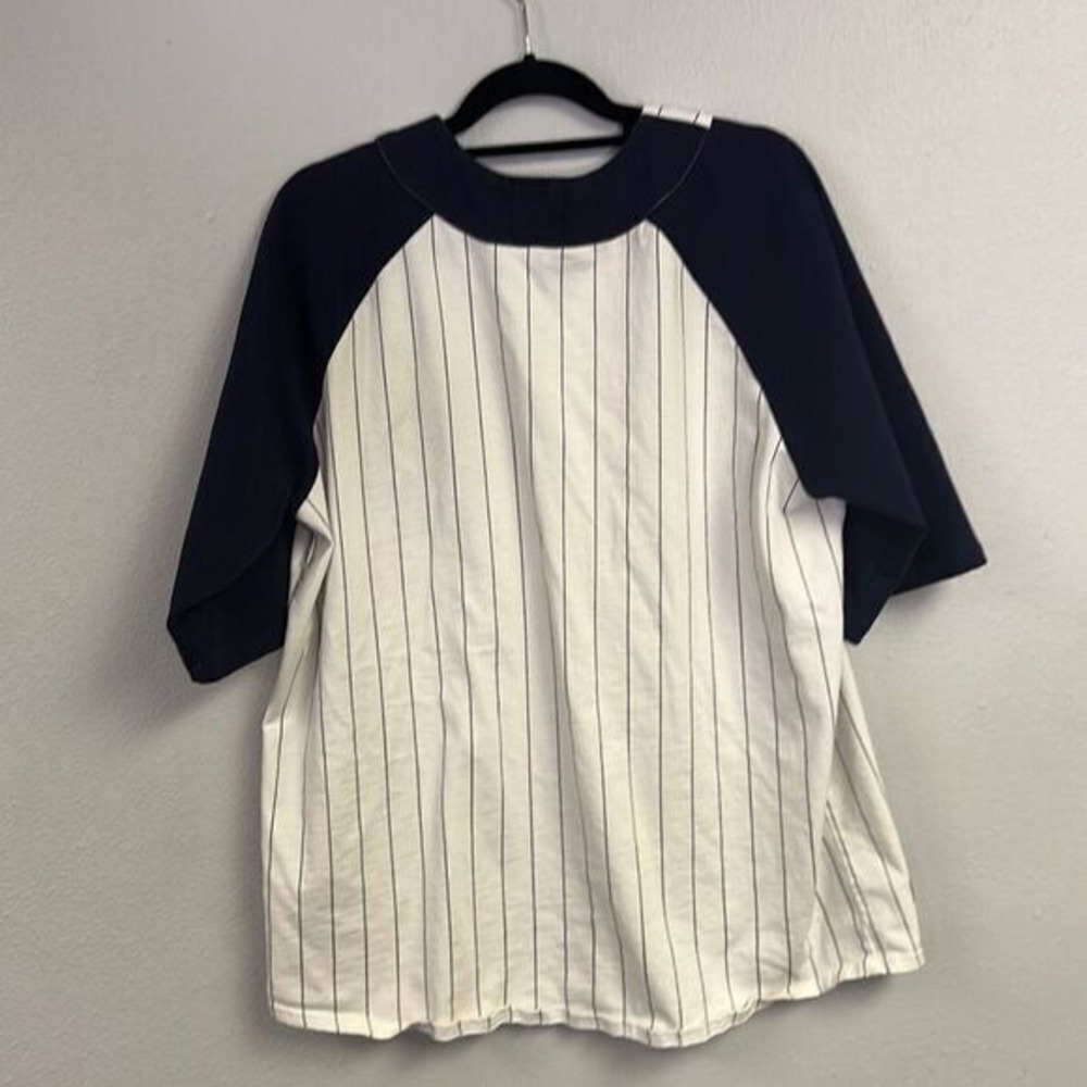Primitive Apparel Men's White Navy Collegiate Baseball Jersey Size XL - Picture 7 of 7